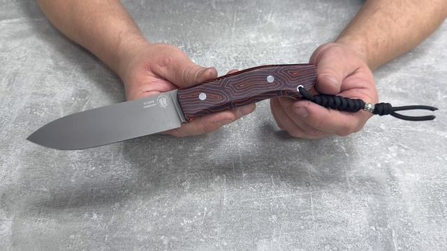 Нож Лань, фултанг из кованой стали Х12МФ смотреть онлайн