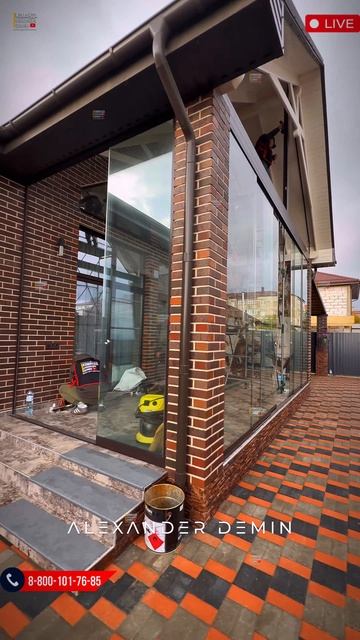 Безрамное остекление на террасе смотреть онлайн