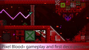 «Pixel Blool» (by me) preview Geometry Dash