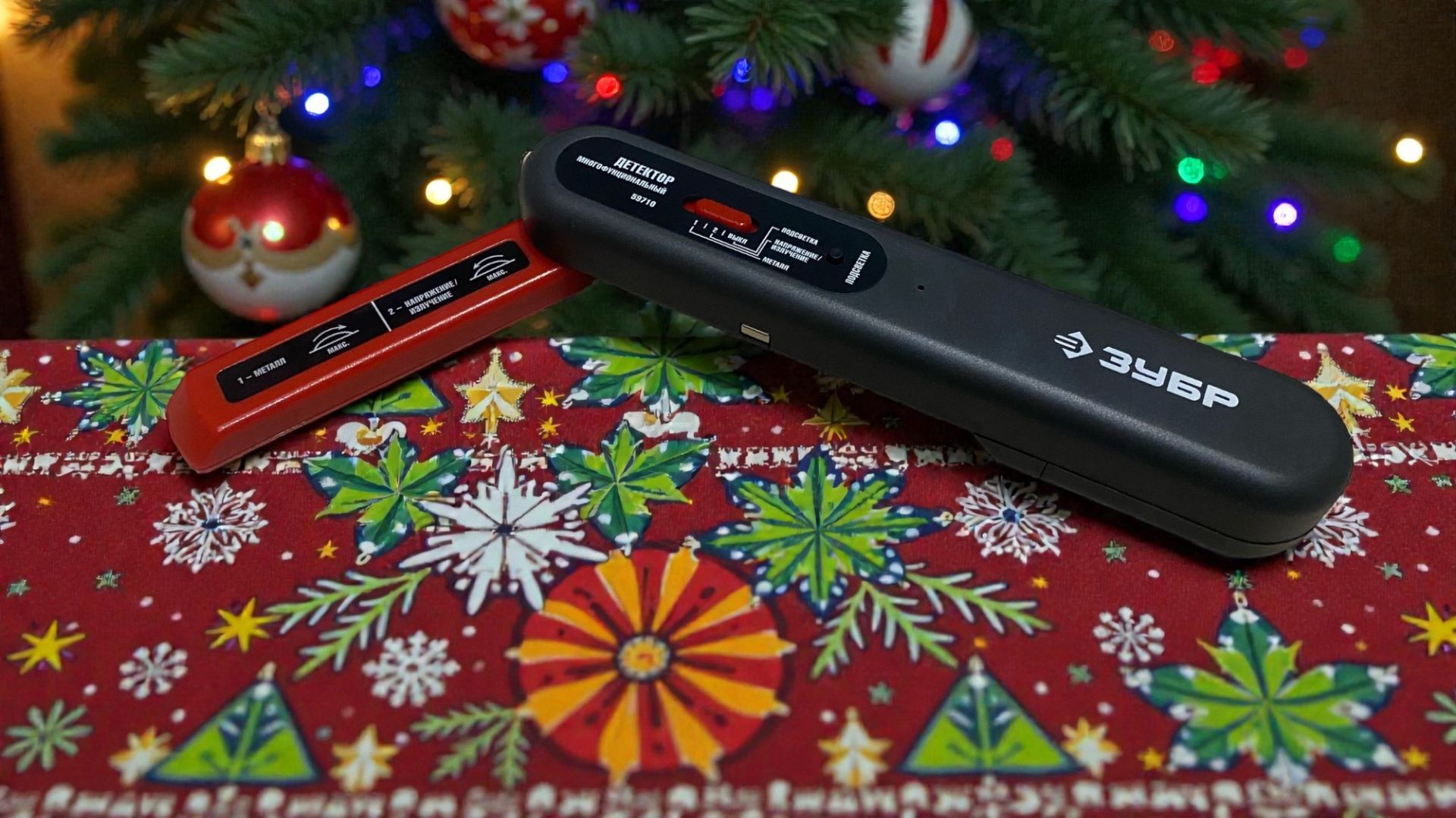 Распаковка и обзор детектора металла (проводки) Зубр Мастер 59710 смотреть онлайн