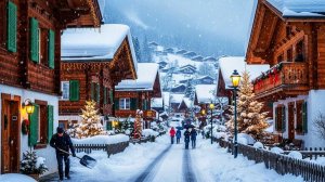 Путешествие по Швейцарии, cнежная прогулка по красивым деревням Швейцарии | #шариклайф