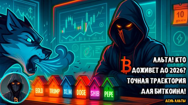 Альткоины! Кто доживет до 2026 DOGE, SHIB, PEPE, EGLD, TRUMP, XLM. ТОЧНАЯ траектория для БИТКОИН