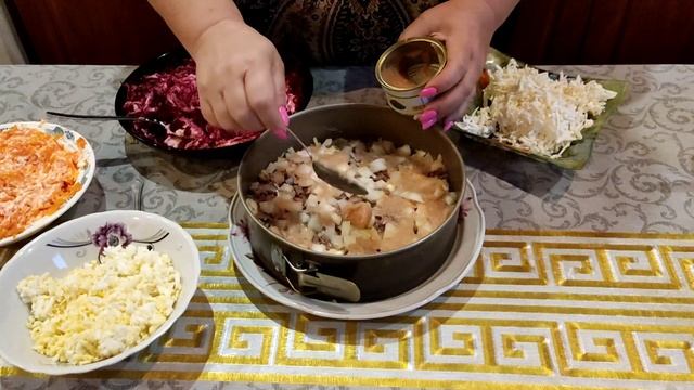 Новогодний салат Снеговик смотреть онлайн