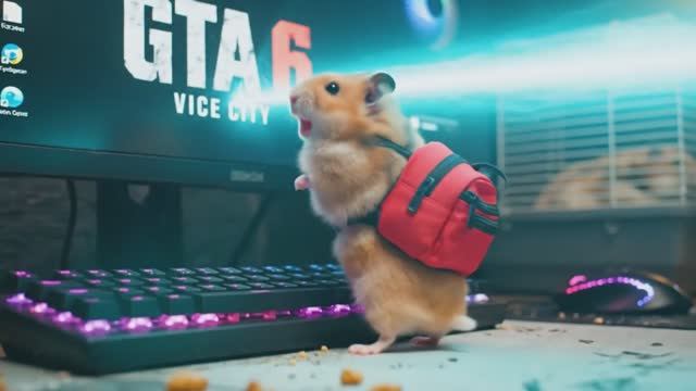 ХОМЯК попал в GTA 6! 🐹 Невероятные приключения пушистика в Vice City