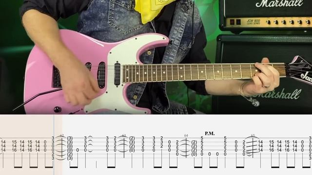 Poison - Nothin’ But a Good Time Cover (Табулатура) Guitar Tutorial TABS смотреть онлайн