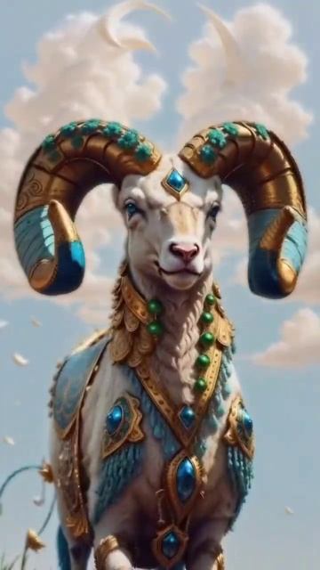 КОЗЕЛ  БАРАН .... НО КРАСИВЫЙ