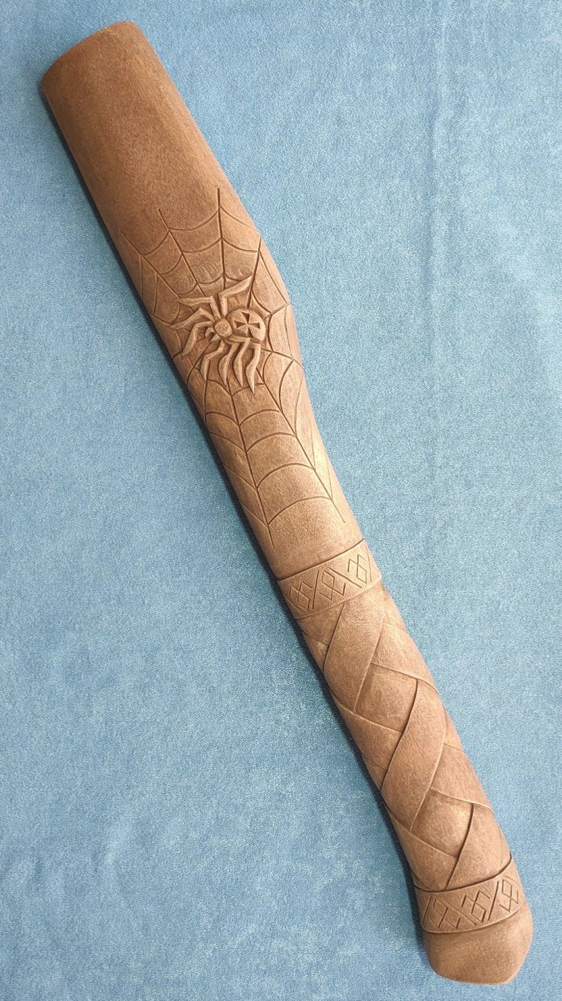 Топорище «Арахнид» Carved Ax Handle «Arachnid» &8 #shorts