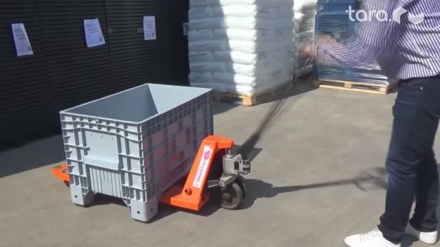 Контейнер B-Box 1065 Mini 1017х636х793 мм на колесах с крышкой на петлях - складская тара - КИИТ