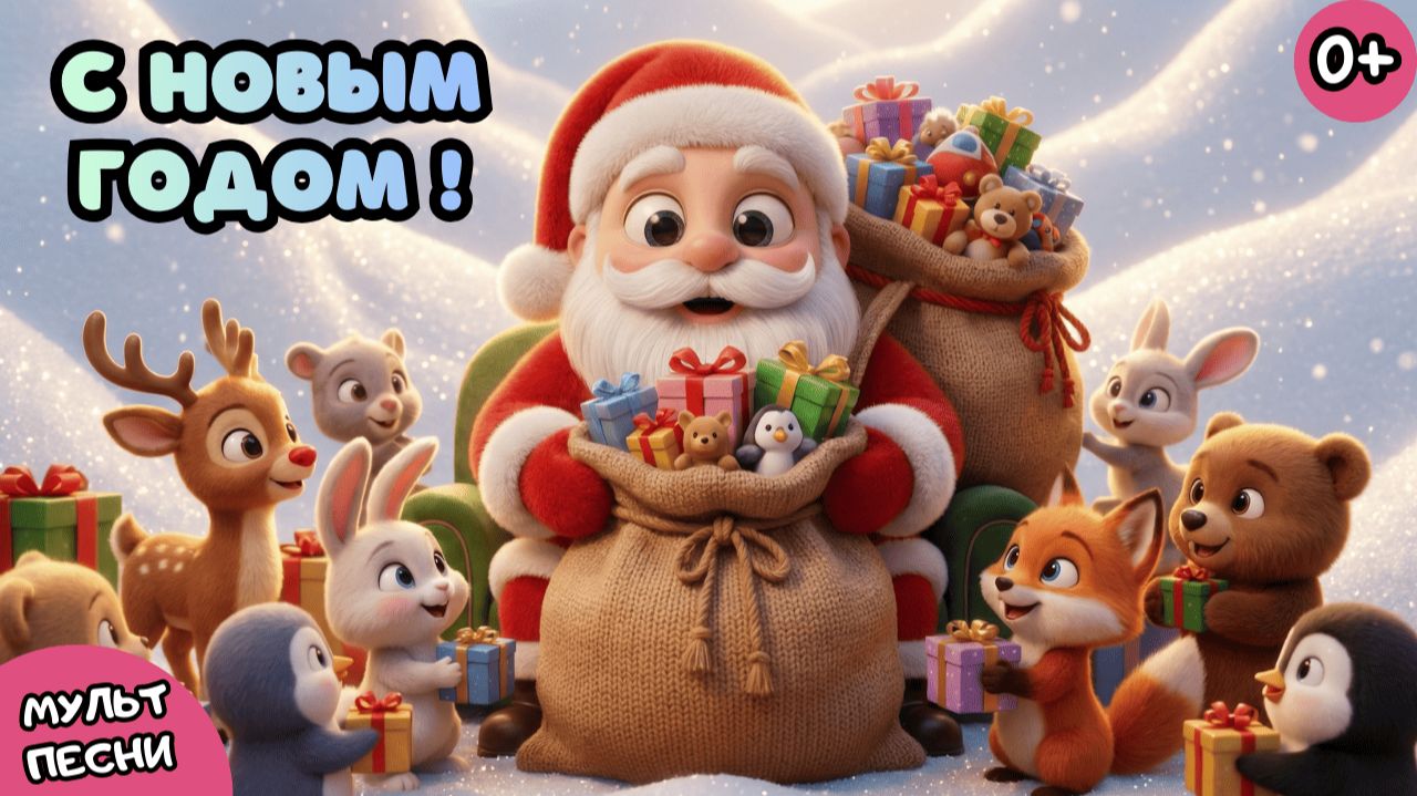 🎅УГАДАЙ, КТО НАСТОЯЩИЙ САНТА?! 🎁 НОВЫЙ ГОД🎄2026 детская песня мультик