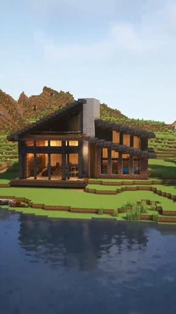 Cовременный дом у озера смотреть онлайн