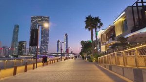ДУБАЙ, ОАЭ 🇦🇪 Вечерняя магия – Роскошное побережье Дубая  Пеший тур 4K