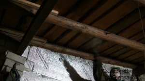 Утепление гаража. Утепляю деревянный потолок. Как утеплить старый гараж.