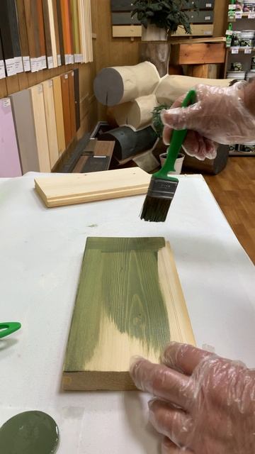 Масло воск для дерева W-House, нанесение кистью смотреть онлайн