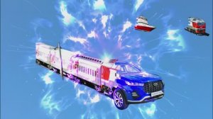 Угадайка: поезда ищут свои половинки! Развивающая игра для малышей