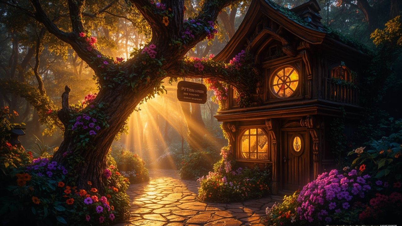 Эксурсия в Лавку Волшебных Зелий. Путешествие в мир колдовства.