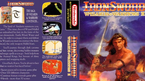 Ironsword Wizards Warriors II (NES)