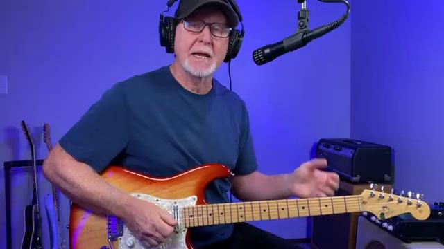 Rustys Guitar - Slow And Soulful Blues Lead Guitar (Mix Pentatonic & Triads)