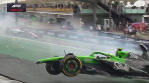 Авария Бортолето на Гран-при Сан-Паулу (спринт)