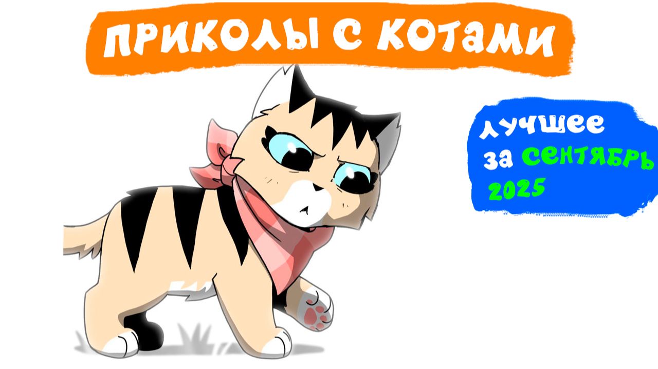 Приколы с котами. ЛУЧШЕЕ ЗА СЕНТЯБРЬ 2025 | Мемозг смотреть онлайн