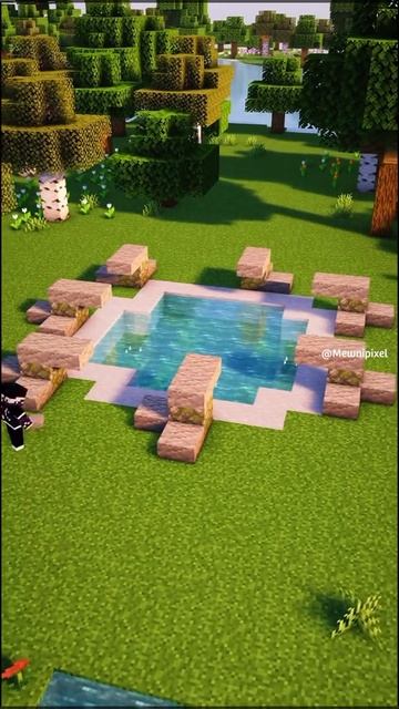 Декоративный водоём майнкрафт смотреть онлайн