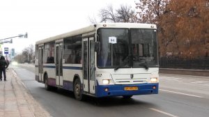 Автобус Екатеринбурга НефАЗ-5299-20-32 борт. №847 маршрут 84 на остановке "Оперный театр"