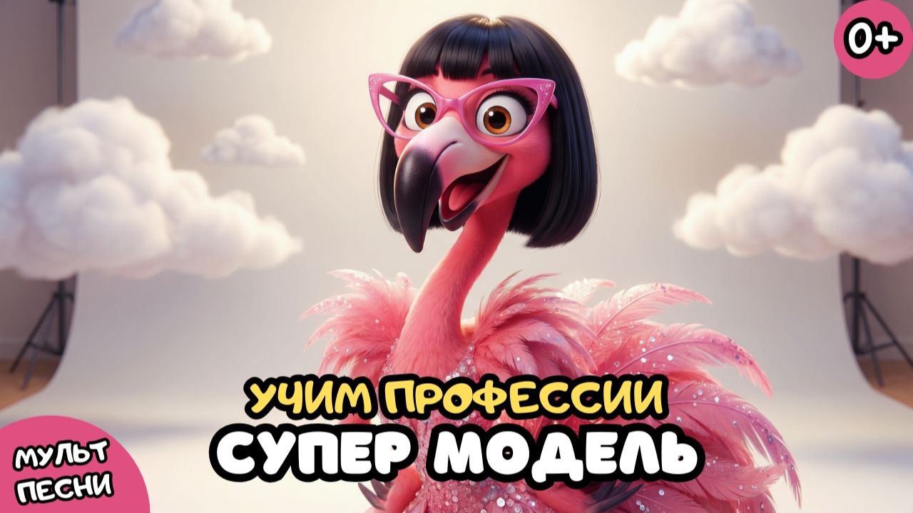 СУПЕР МОДЕЛЬ ФЛАМИНГО🦩✨МОДНЫЙ ПЛЮХ💃ДЕТСКАЯ ПЕСНЯ🌟🔥