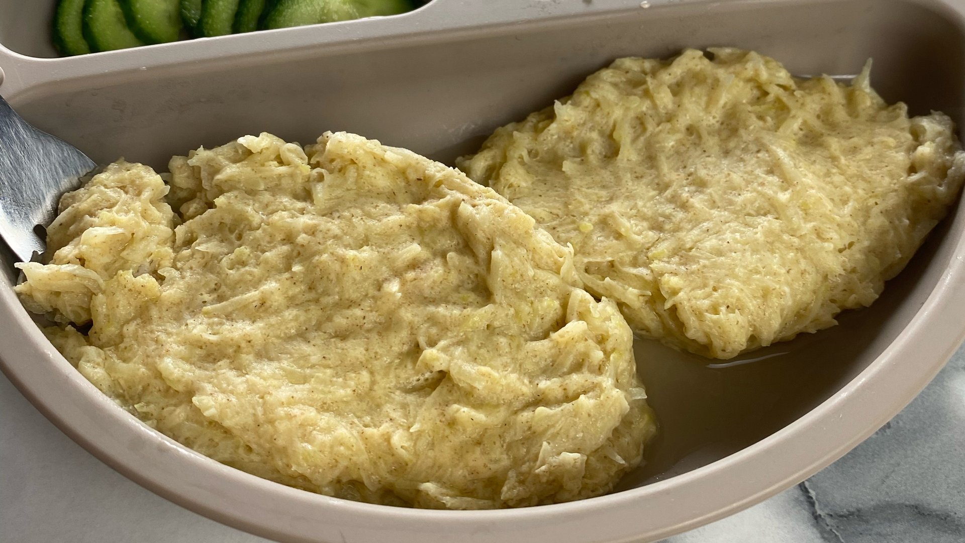 Кабачковые оладьи на пару. смотреть онлайн