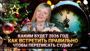 КАКИМ БУДЕТ 2026 ГОД, КАК ЕГО ПРАВИЛЬНО ВСТРЕТИТЬ И ПЕРЕПИСАТЬ СУДЬБУ I МАРА БОРОНИНА