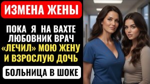 ШОК! Жена ДЕЛИЛА ЛЮБОВНИКА с дочерью — вся больница в шоке! МУЖ УЗНАЛ последним.  Аудио рассказ.