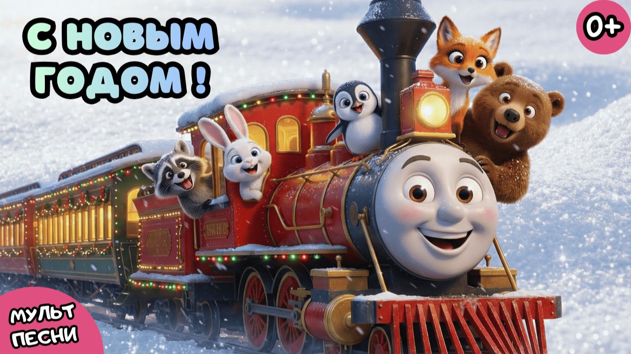 ЧУХ-ЧУХ В САНТА-ЛЕНД! 🚂🎄 НОВОГОДНИЙ ПОЕЗД САНТЫ | ВЕСЁЛАЯ ПЕСНЯ ДЛЯ ДЕТЕЙ