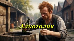 Алкоголик. Музыкальный клип с субтитрами.