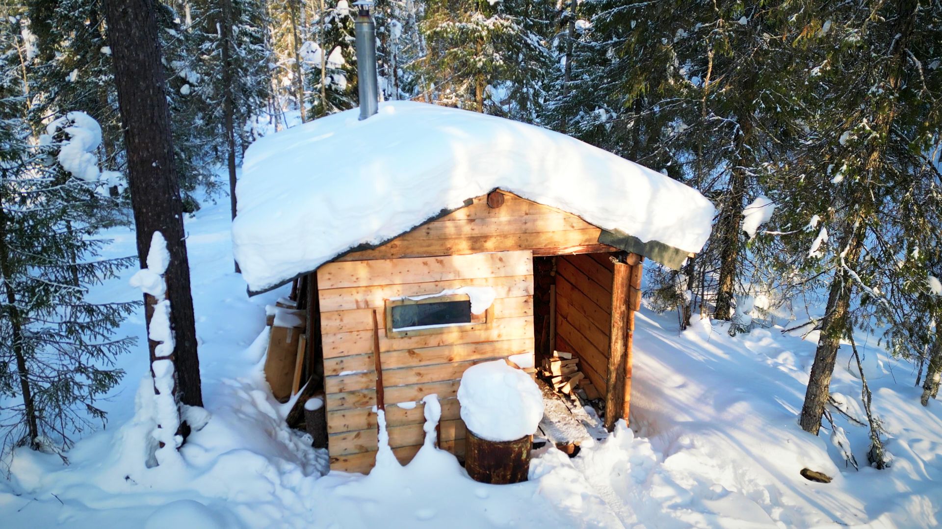 Баня Согрела В Сердце Тайги. Готовим хлеб на огне. Часть 2. Добрые походы. смотреть онлайн