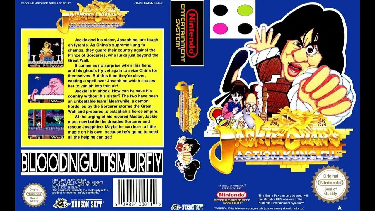 Jackie Chan Action Kung Fu (NES)