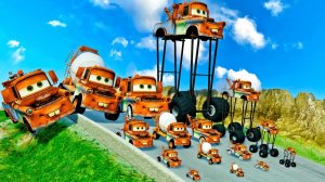 Разные Метры против Молнии Маквина и ОГРОМНОГО СПУСКА!