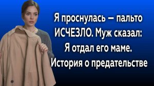 Истории из жизни|Пальто ИСЧЕЗЛО|Аудио рассказы|Аудиокниги слушать онлайн|Жизненные истории