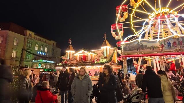 🇩🇪 Рождественский базар в Брауншвейге 🎄 смотреть онлайн