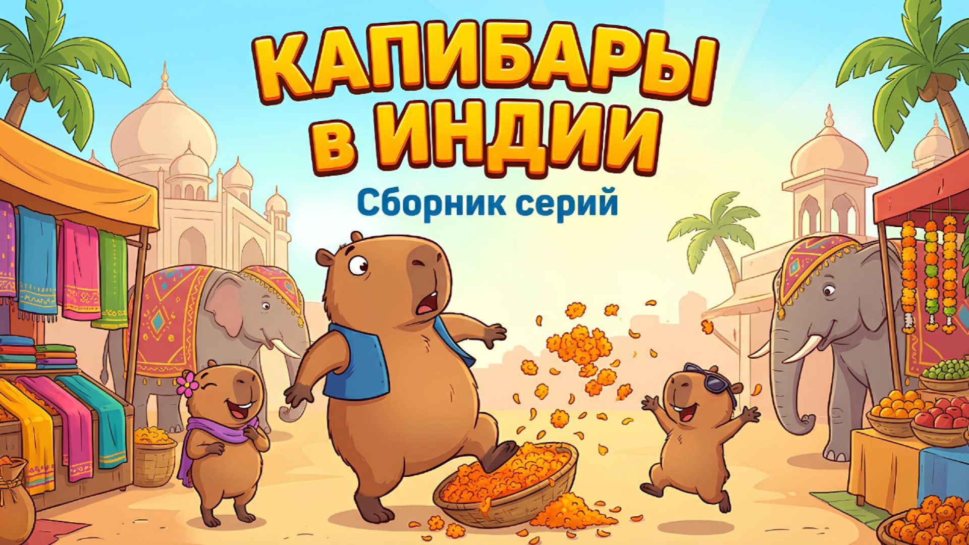 КАПИБАРЫ В ИНДИИ 🐹 | Сборник серий смотреть онлайн