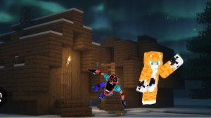 мискаса испугал мимик в minecraft