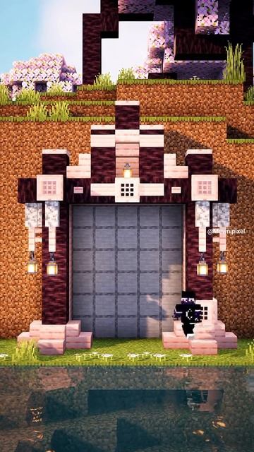 Красивый вход в шахту майнкрафт смотреть онлайн