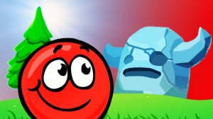 Новый КРАСНЫЙ ШАРИК против ЧЕРНЫХ КВАДРАТОВ #2 игра Red Ball Jump на канале Мистер Игрушкин