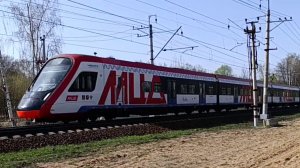 Метро Москвы | МЦД 1 красивая подборка проезд электричек | Московский транспорт