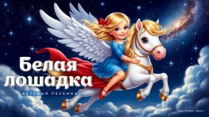 Белая лошадка