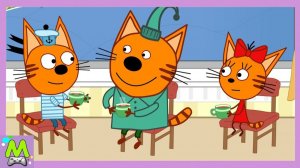 Три Кота Помощники для Папы и Мамы.Поможем Испечь Кексы и Сшить Платье.Мультик Игра