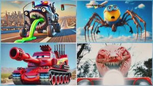 Мультяшные герои против искажённых версий самих себя — битва за реальность.