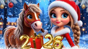 С Новым 2026 годом! Весёлое Поздравления С Годом Лошади! Прикольные Волшебные Поздравления!