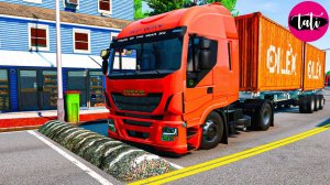 Грузовики против лежачих полицейских | BeamNG.drive