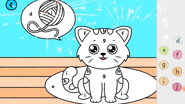 Для детей. Раскрашиваем котёнка смотреть онлайн