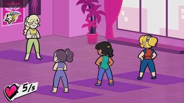 1.6.2 Мини-игра ''Легкая растяжка'' [Сложно] (Rift of the Necrodancer)