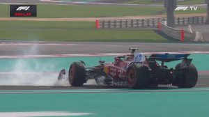 Формула 1. Разворот Леклера на Гран-при Абу Даби (1 практика)