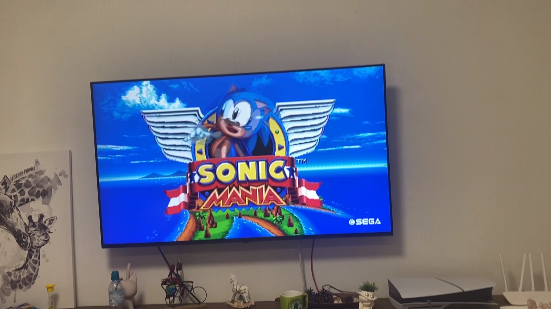 Заставка Sonic Mania Plus Но В Моей Телевизоре